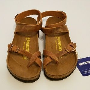Birkenstock | Shoes | New Birkenstock Yara Antique Brown Sandals 36 |  Poshmark